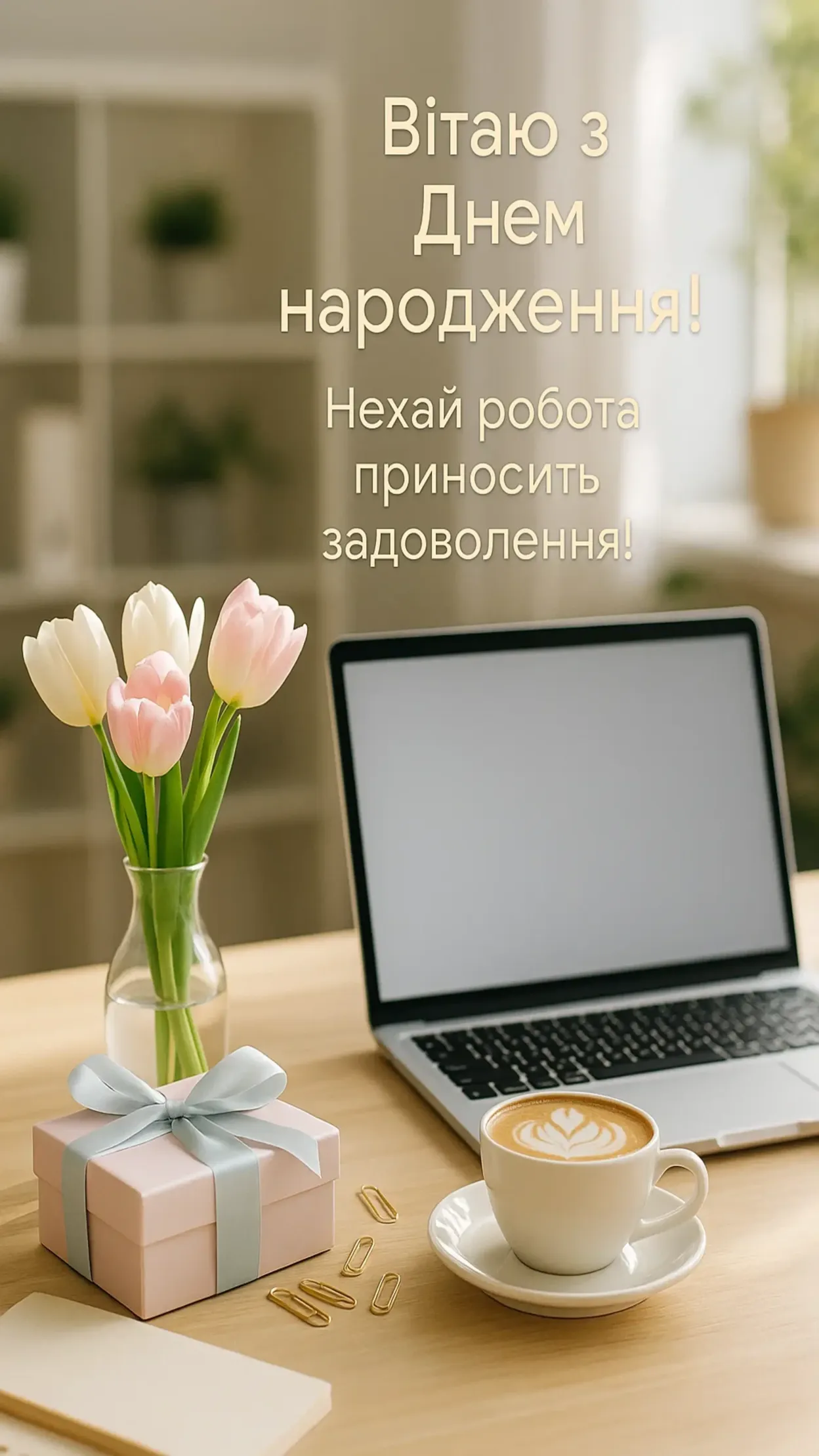 Привітання з днем народження колезі жінці