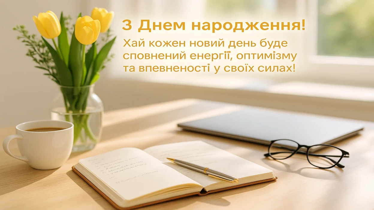 Привітання з днем народження колезі жінці