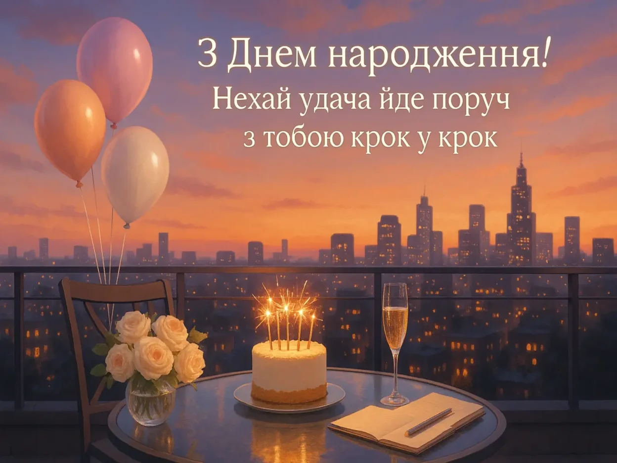 Привітання з 18-річчям дівчині