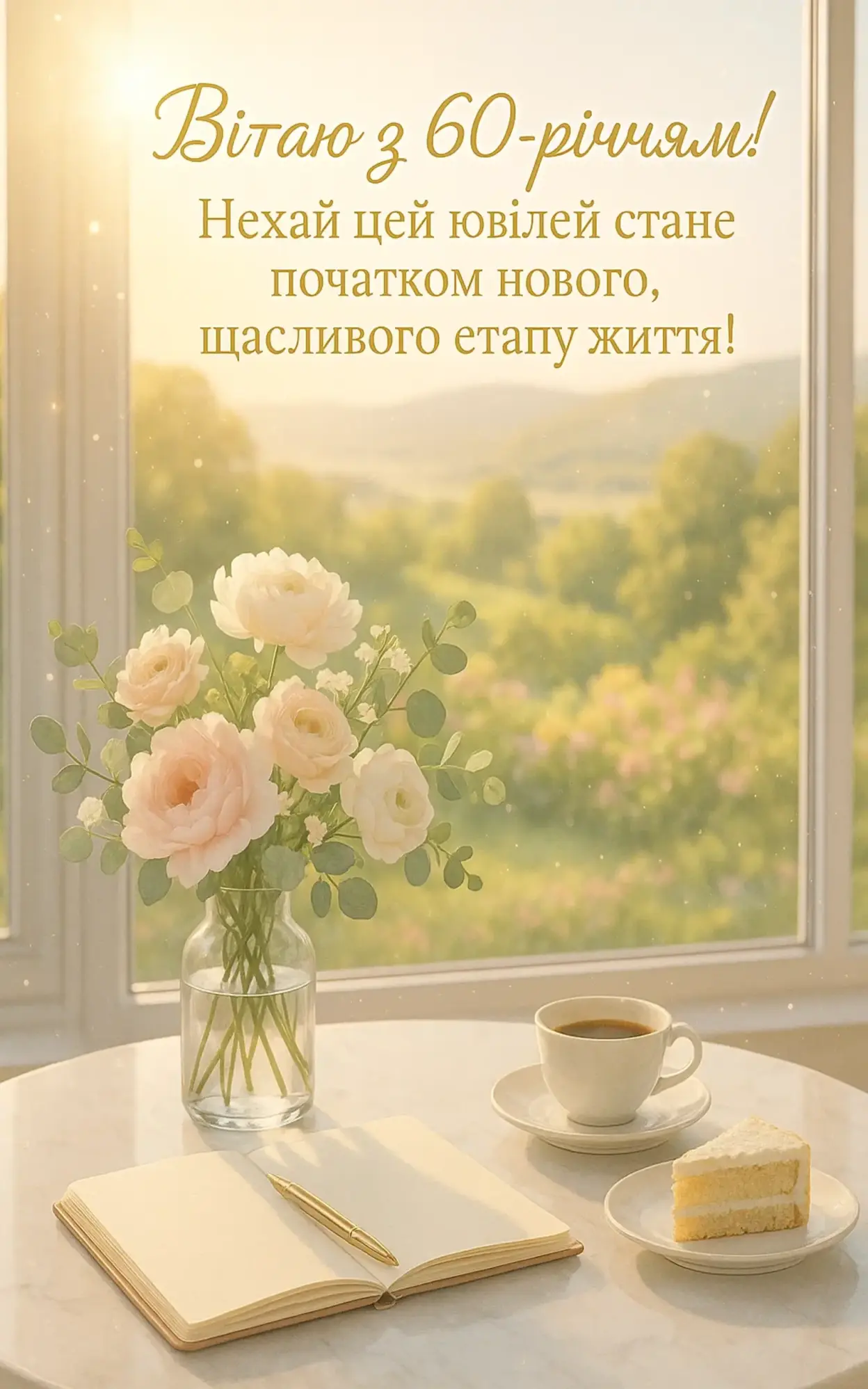 Привітання з ювілеєм 60 років