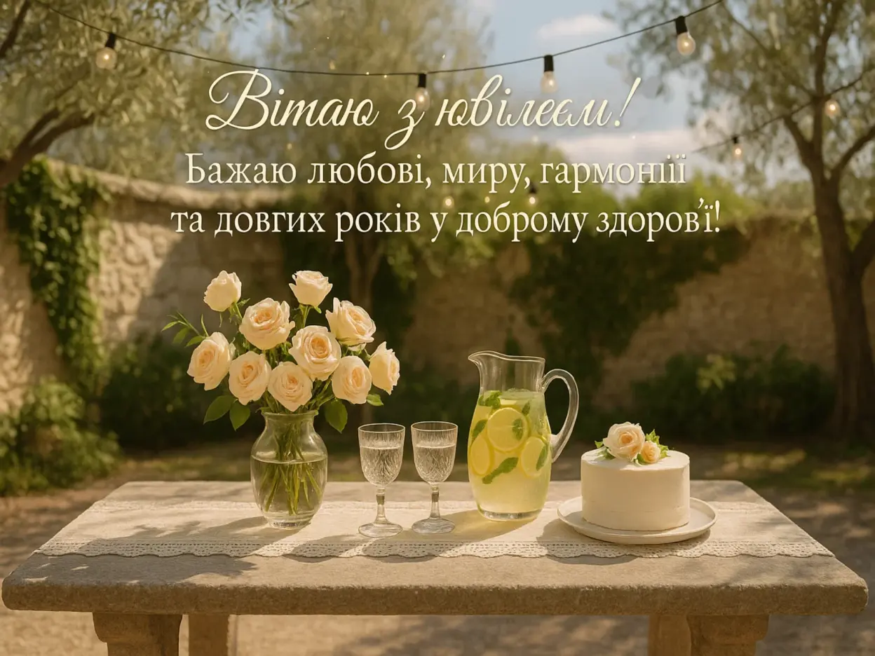 Привітання з ювілеєм 60 років
