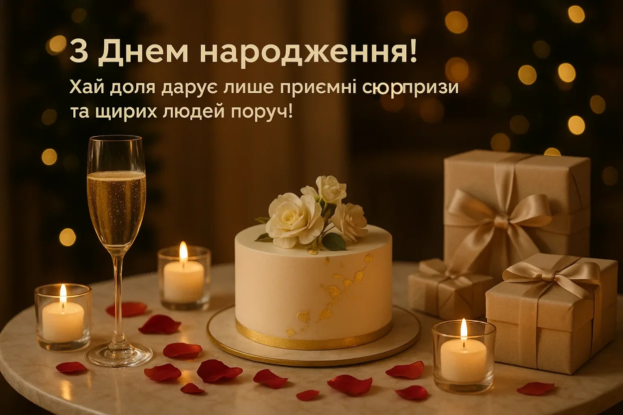 Найкращі привітання з днем народження