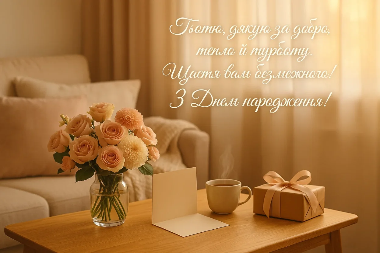 Привітання з днем народження тьоті