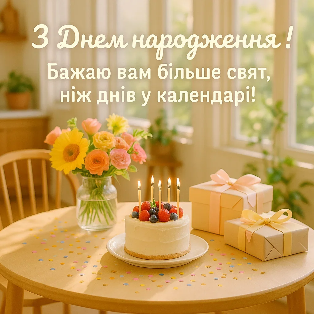 Привітання з днем народження тьоті