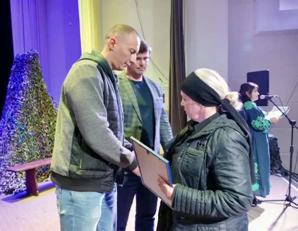 У Калуші вшанували пам’ять семи полеглих воїнів та вручили відзнаки їхнім рідним