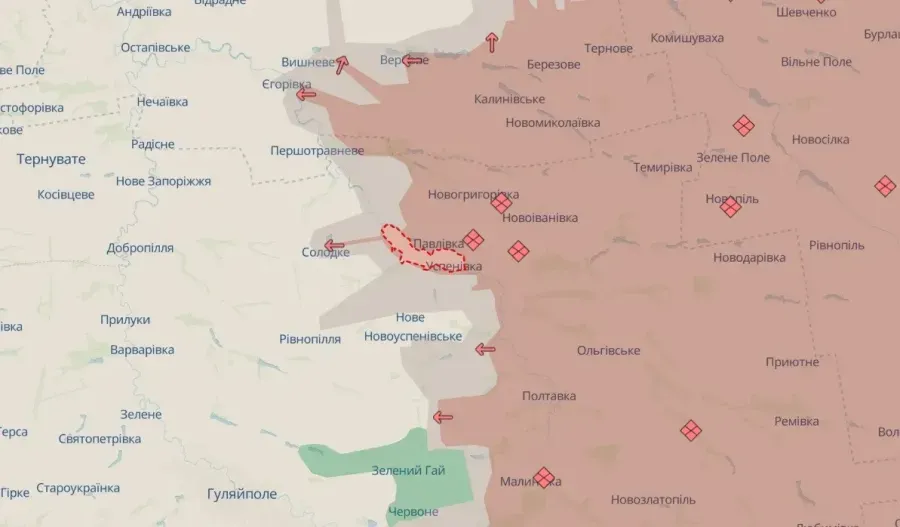 Окупанти захопили Успенівку на Запоріжжі, бійці 102 бригади не змогли врятувати ситуацію