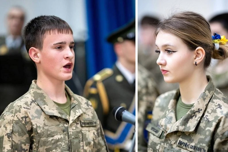 Перші ліцеїсти Бердичівського військового ліцею склали клятву та відкрили нову сторінку історії закладу