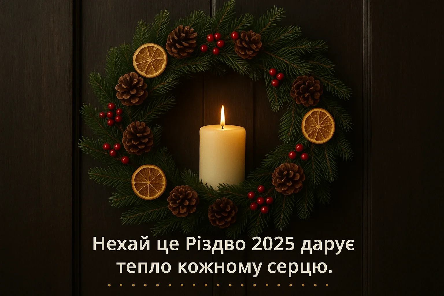 Привітання з різдвом 2025