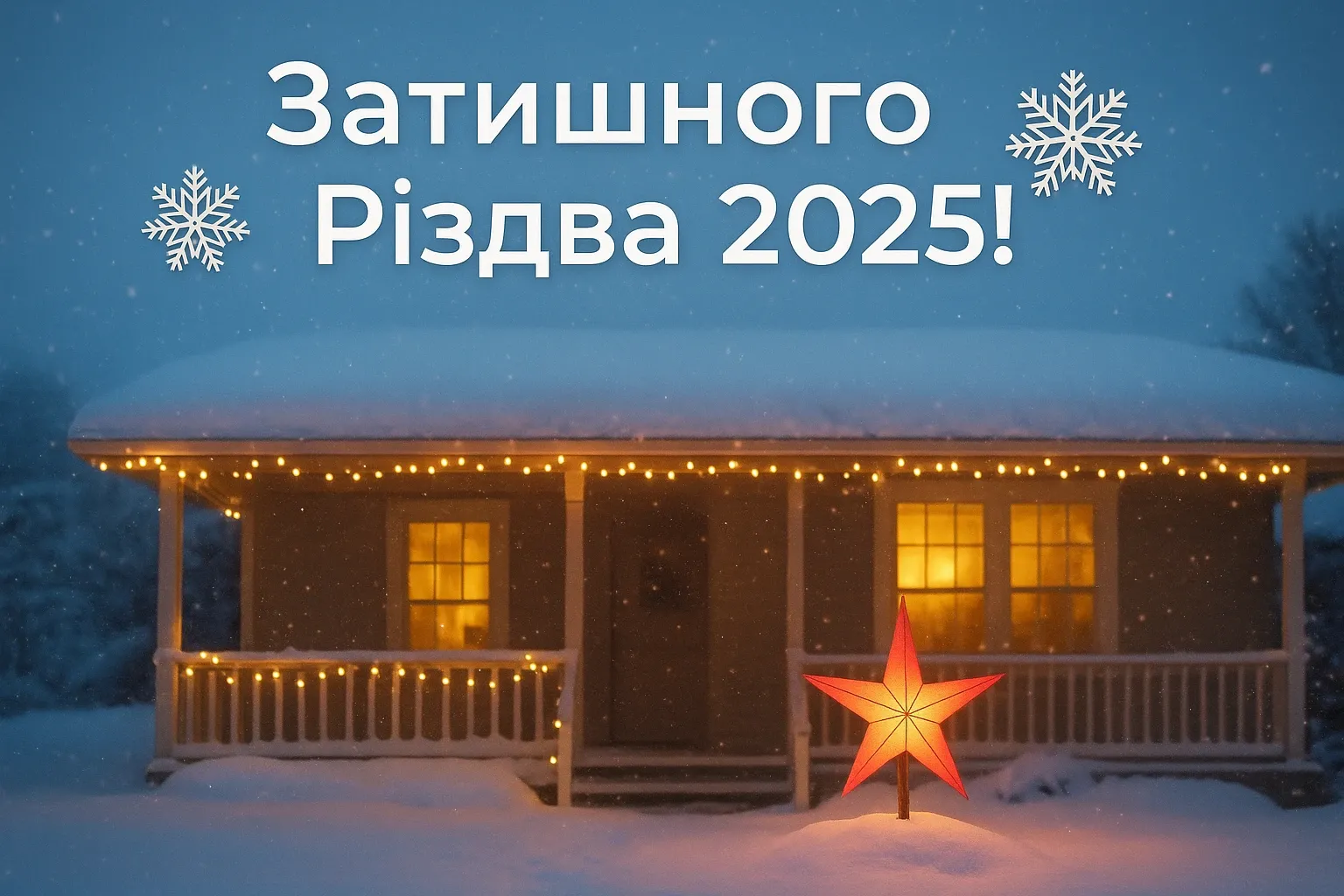 Привітання з різдвом 2025