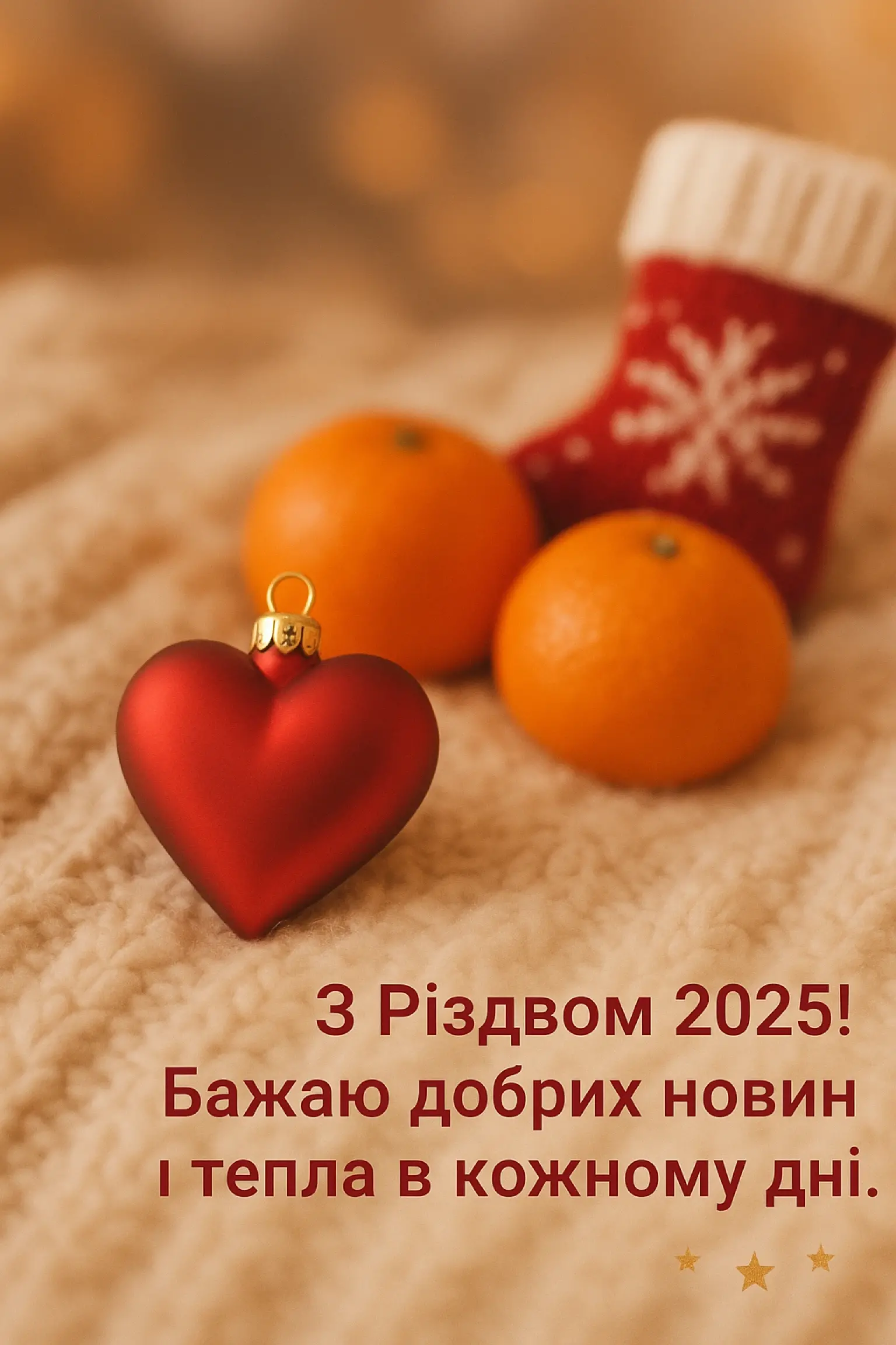 Привітання з різдвом 2025