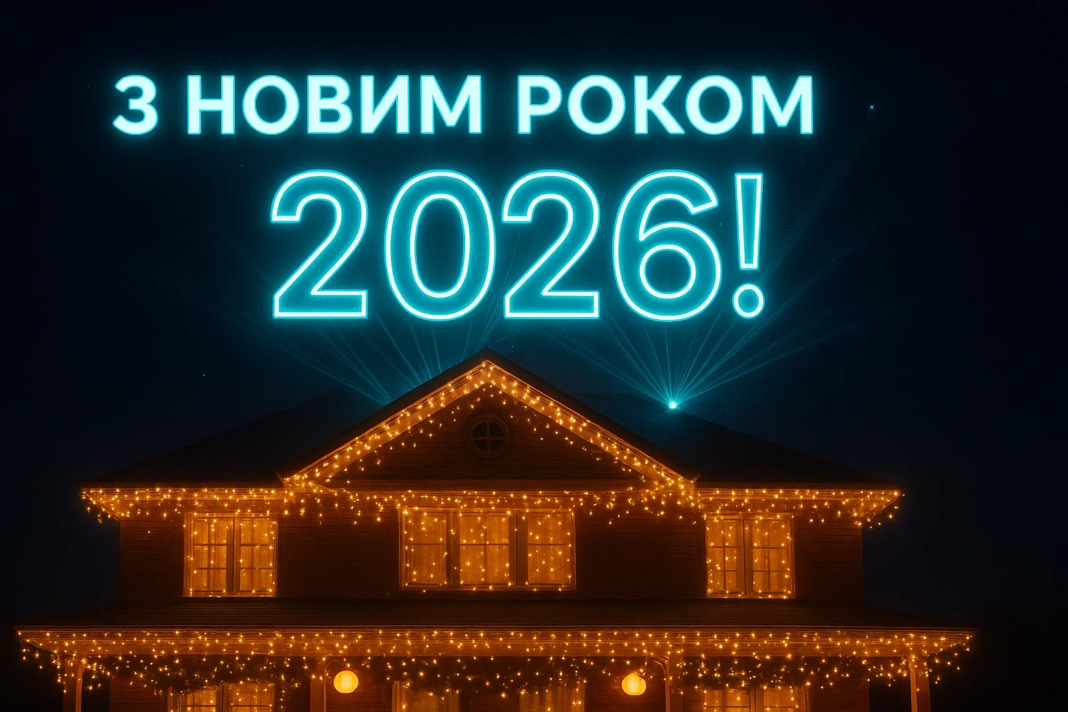 Привітання з прийдешнім новим роком 2026
