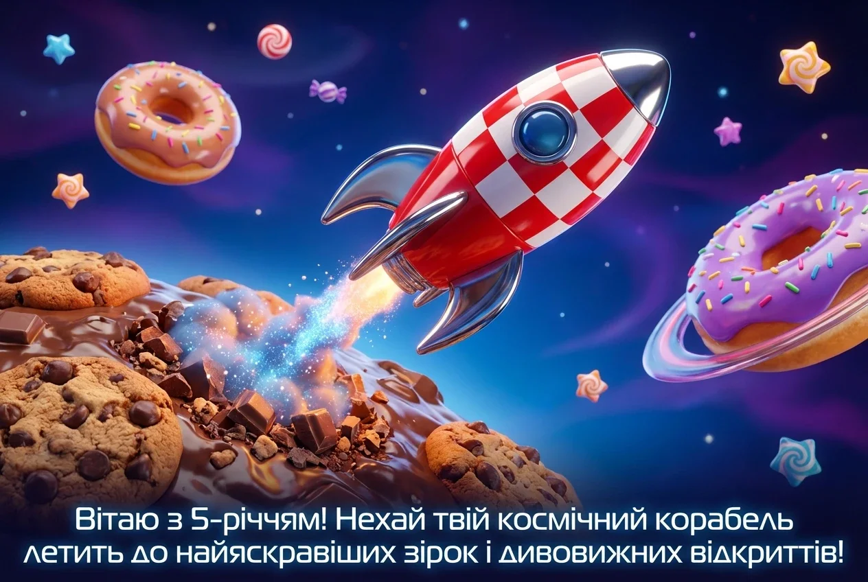 5 років з днем народження