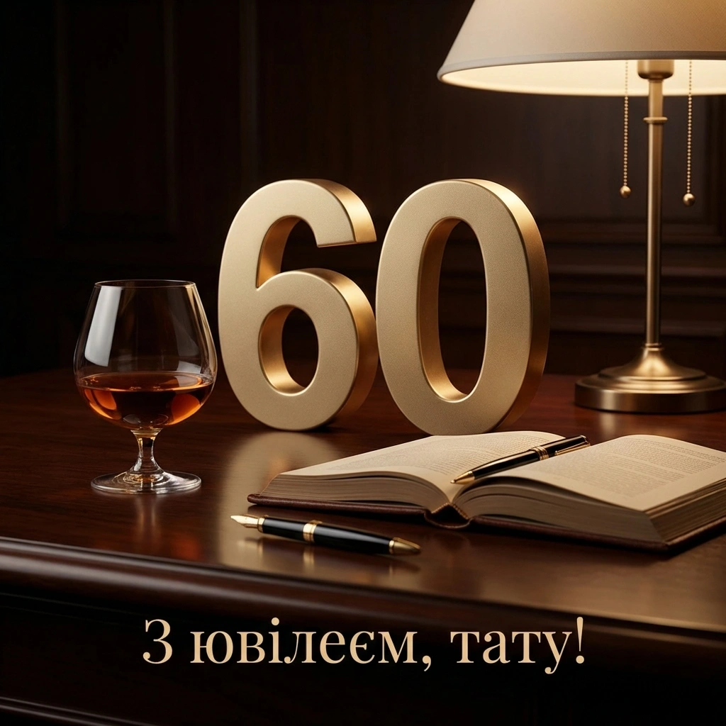 з ювілеєм 60 татові