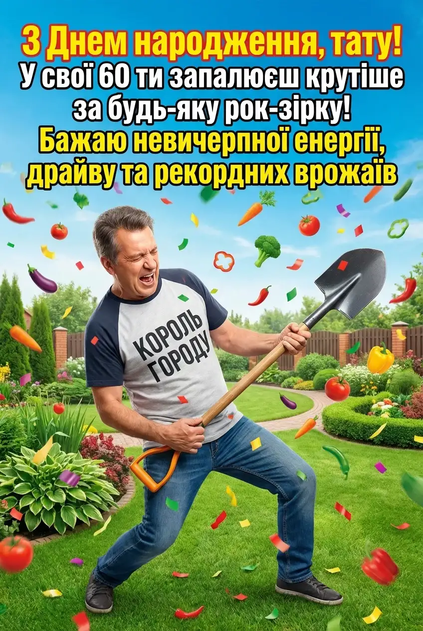 з ювілеєм 60 татові