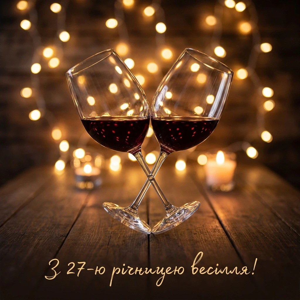 з річницею весілля 27 років