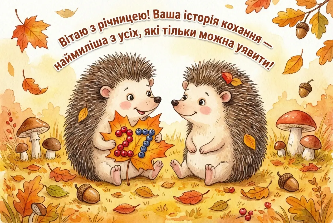з річницею весілля 27 років