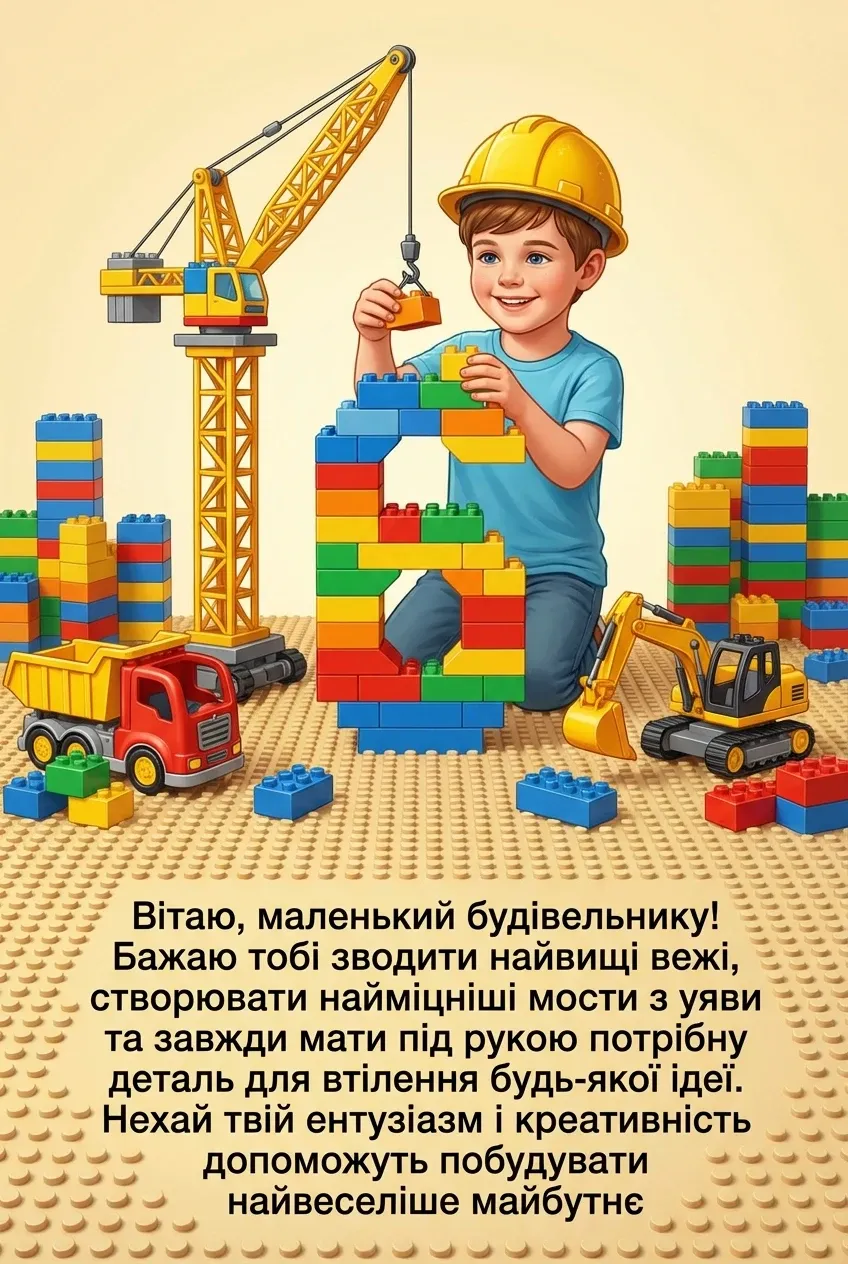 з днем народження хлопчику 6 років