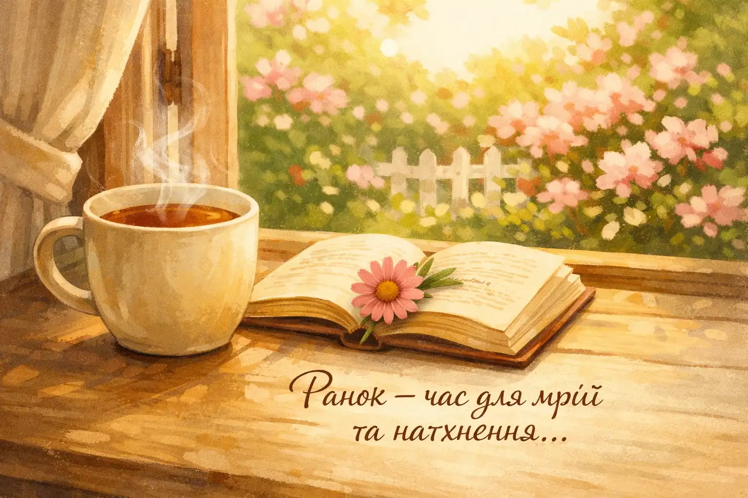 Картинки доброго ранку: душевні та красиві листівки для гарного настрою