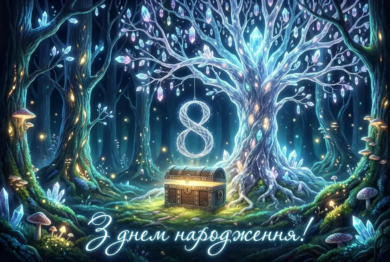 з днем народження 8 років
