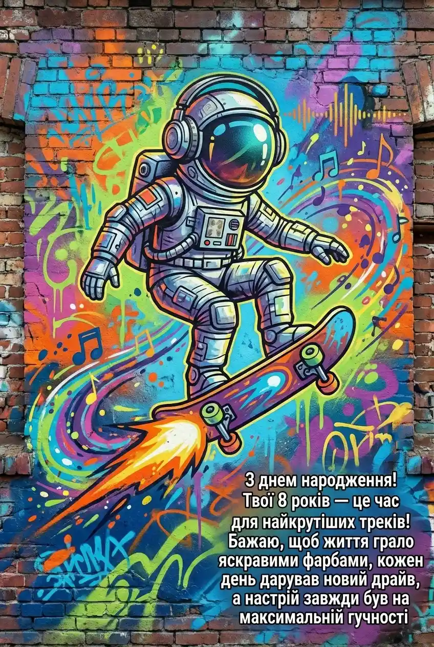 з днем народження 8 років