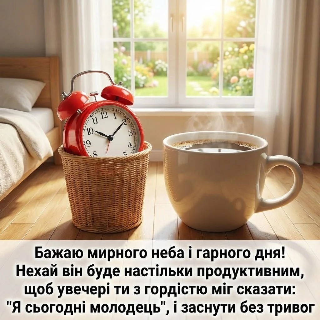 Доброго ранку, гарного дня та мирного неба: найтепліші листівки для душевного привітання