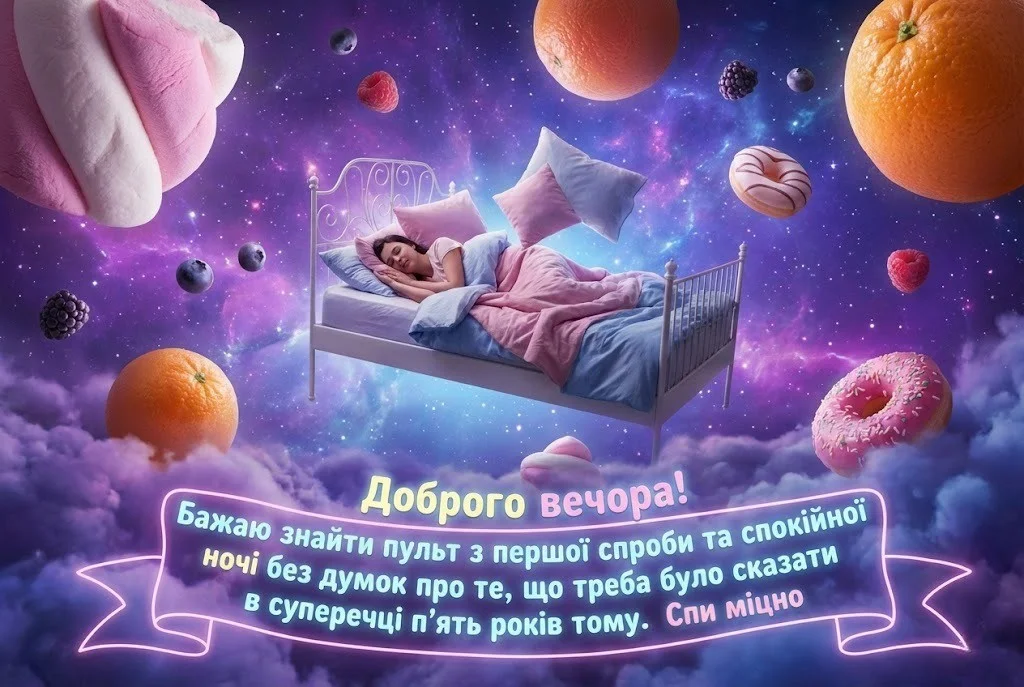 Доброго вечора та спокійної ночі: найкращі картинки та душевні побажання