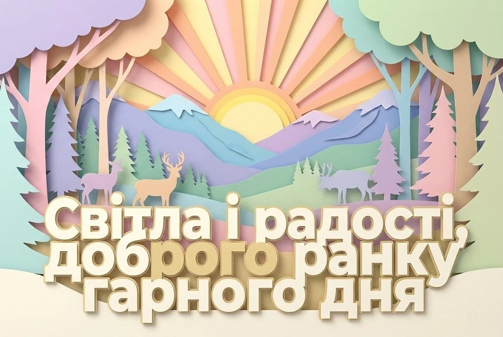 Доброго ранку гарного дня: красиві картинки та душевні листівки для чудового настрою