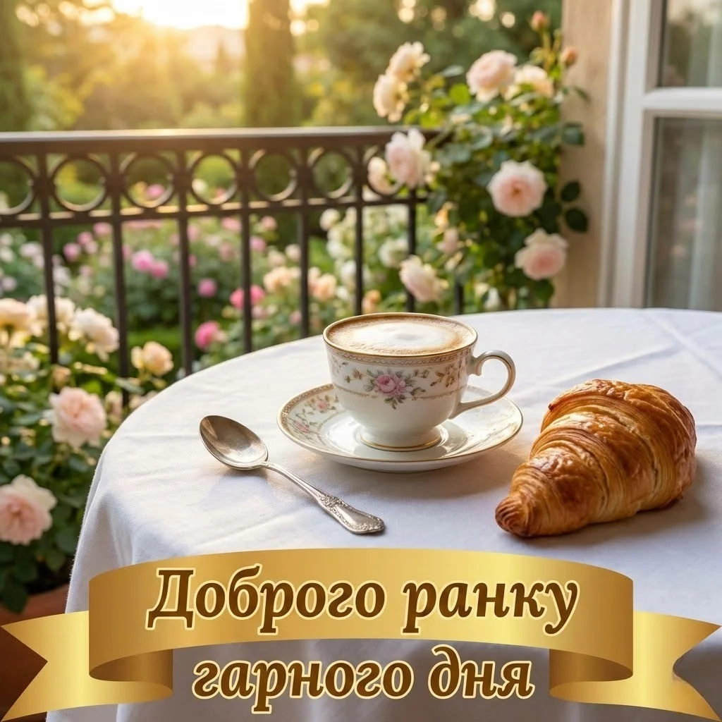 Доброго ранку гарного дня: красиві картинки та душевні листівки для чудового настрою