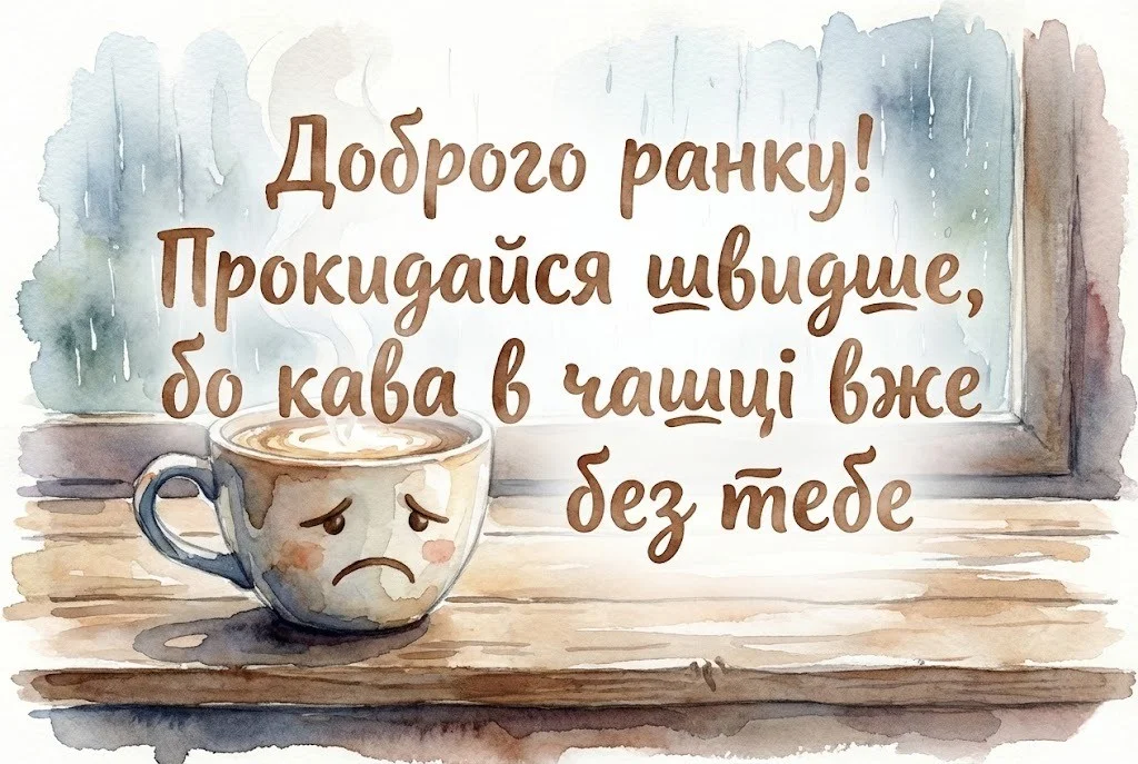 Позитивні картинки доброго ранку та прикольні листівки для гарного настрою