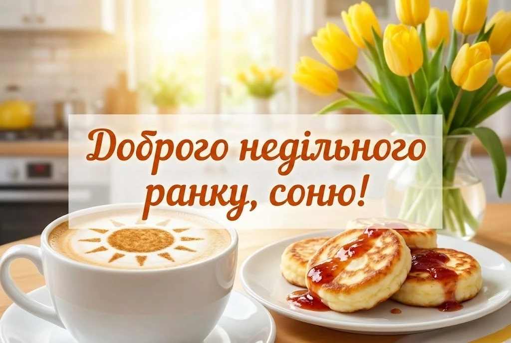 Доброго недільного ранку картинки та душевні листівки для гарного настрою