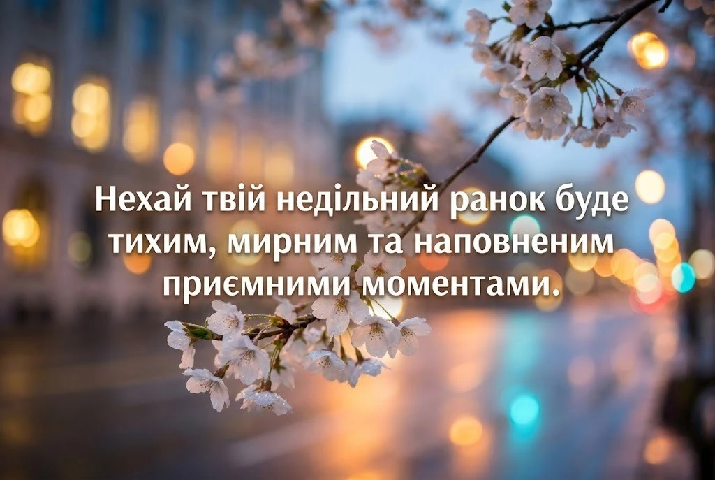 Доброго недільного ранку картинки та душевні листівки для гарного настрою