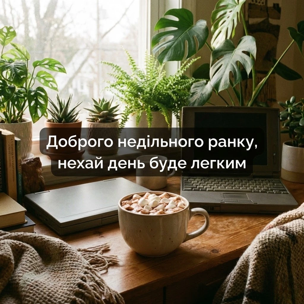 Доброго недільного ранку картинки та душевні листівки для гарного настрою