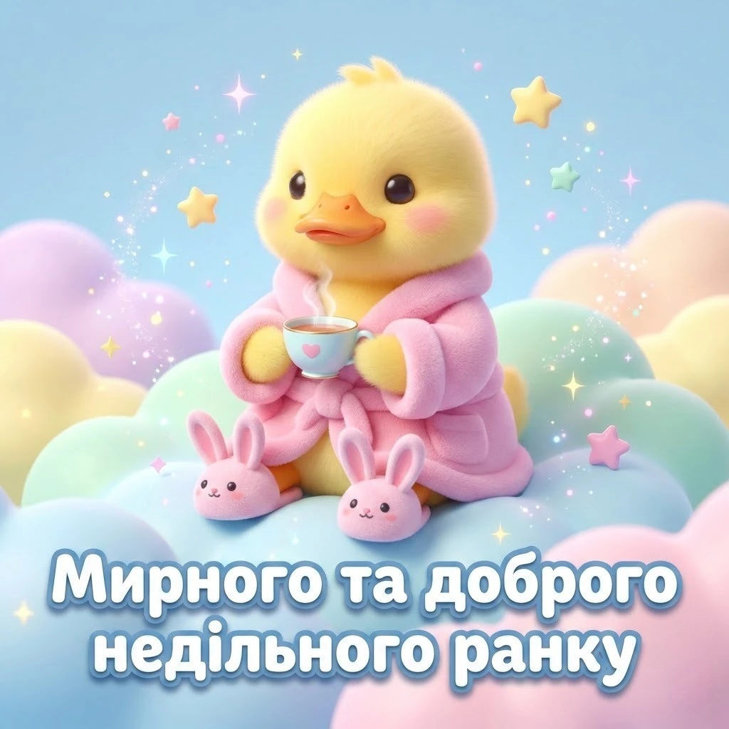 Доброго недільного ранку картинки та душевні листівки для гарного настрою