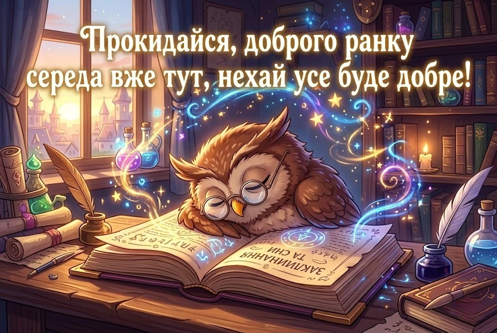 Доброго ранку середа та найкращі побажання у картинках для вашого натхнення