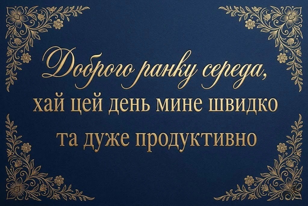 Доброго ранку середа та найкращі побажання у картинках для вашого натхнення