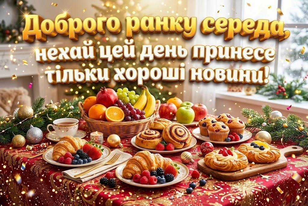 Доброго ранку середа та найкращі побажання у картинках для вашого натхнення