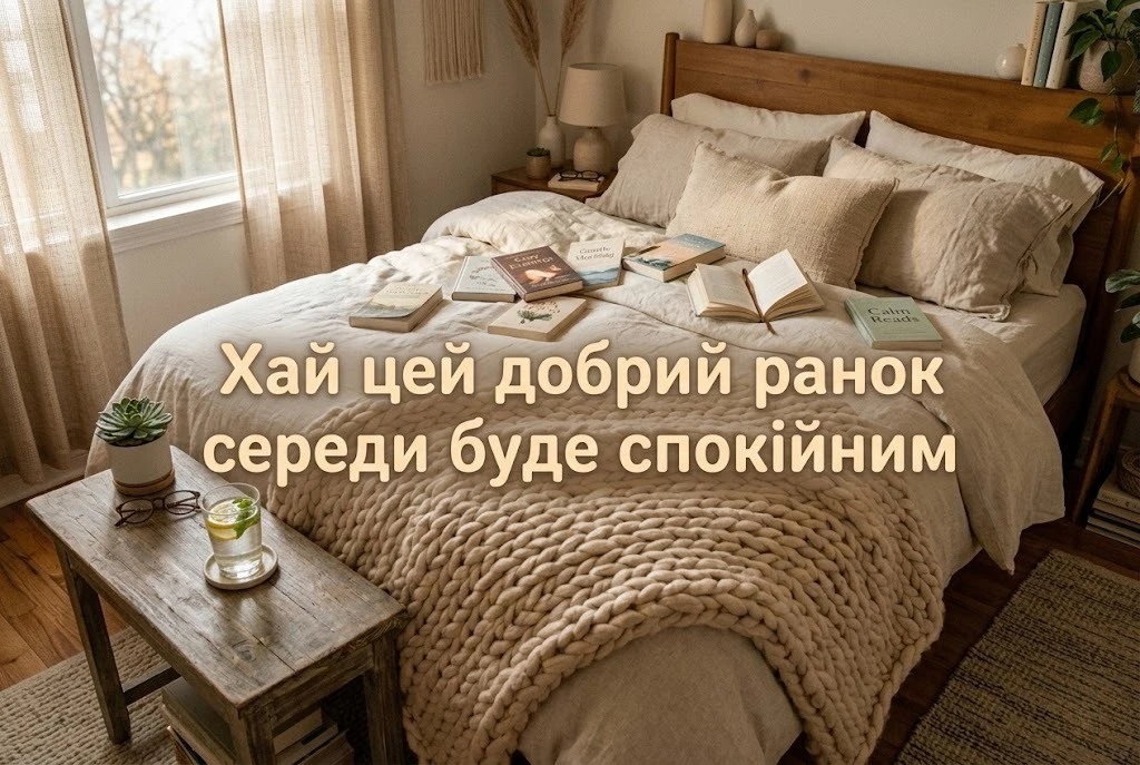 Доброго ранку середа та найкращі побажання у картинках для вашого натхнення