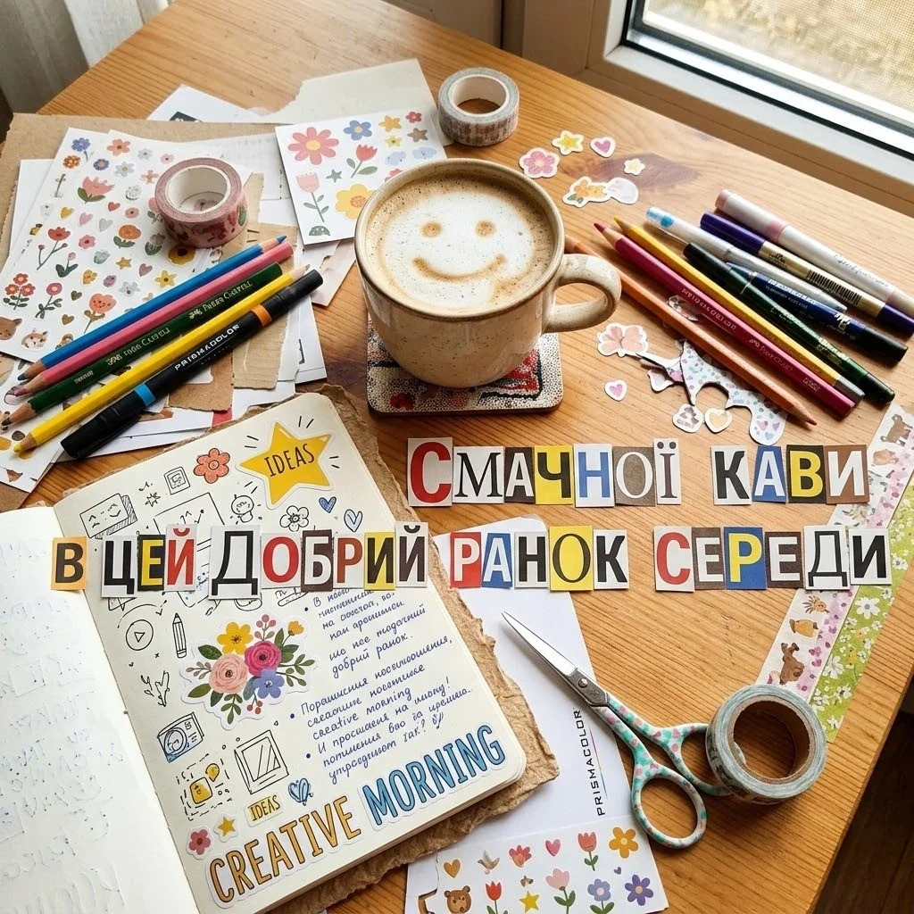 Доброго ранку середа та найкращі побажання у картинках для вашого натхнення
