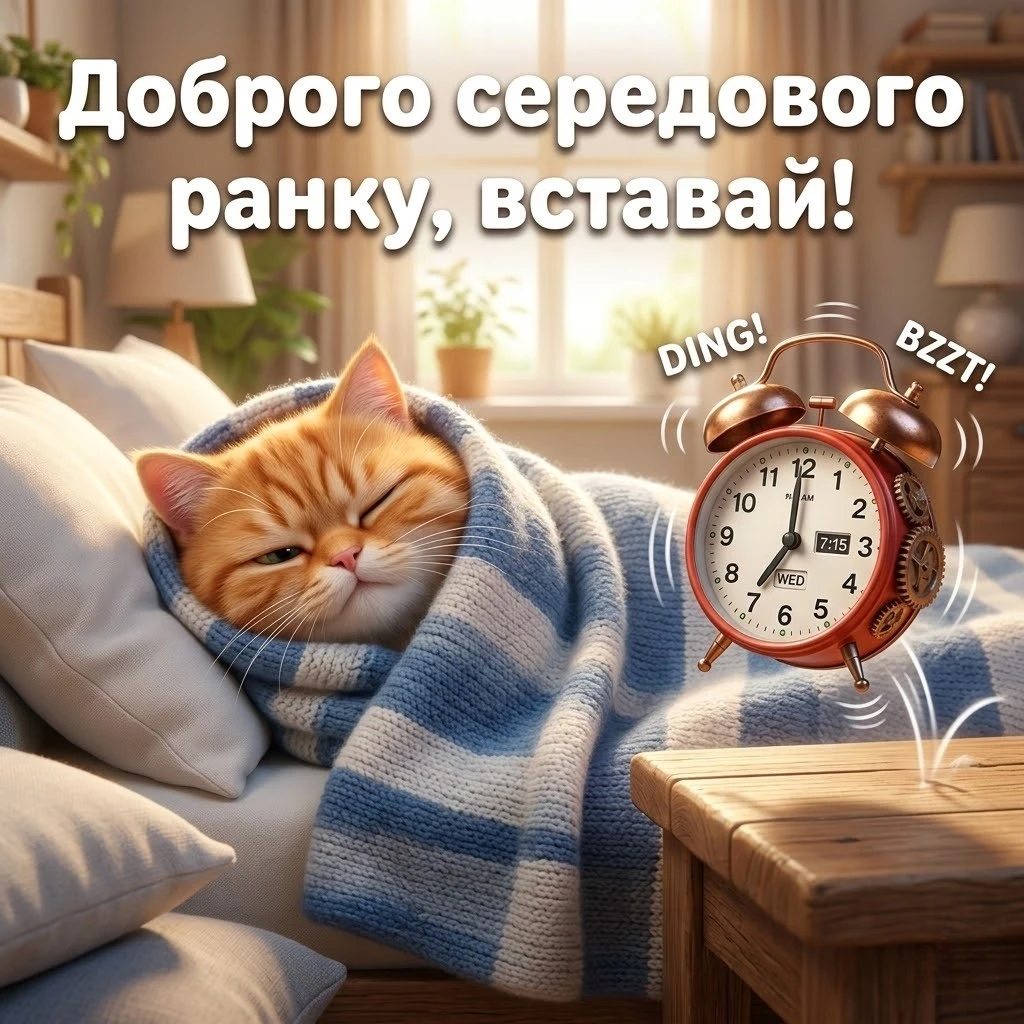 Доброго ранку середа та найкращі побажання у картинках для вашого натхнення