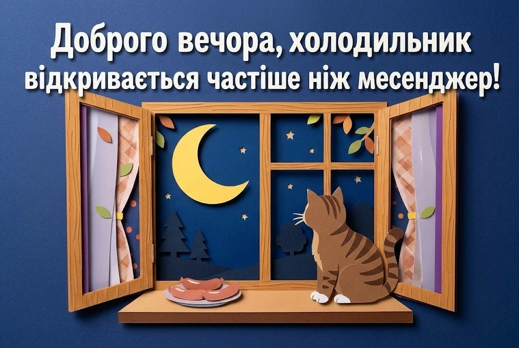 Побажання доброго вечора у яскравих картинках та душевних листівках для затишного настрою