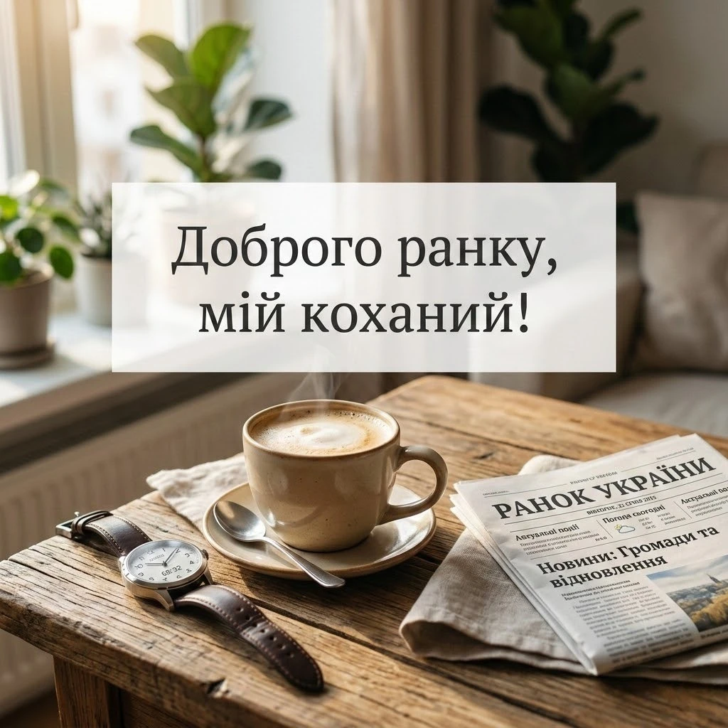 Коханому чоловікові доброго ранку коханий мій: найтепліші картинки та душевні листівки для гарного настрою