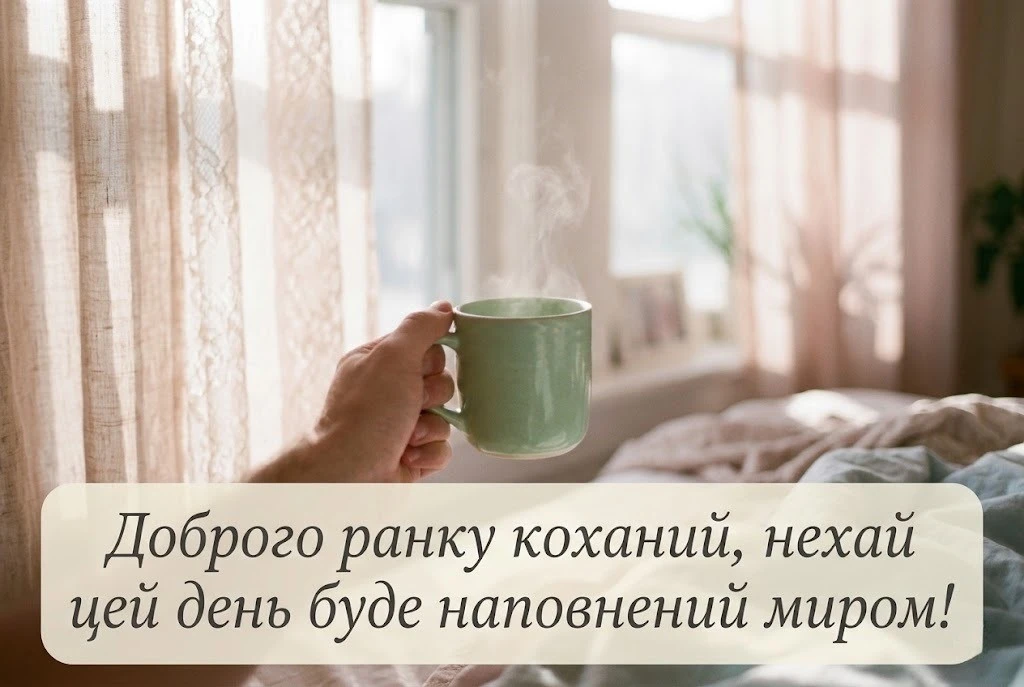 Коханому чоловікові доброго ранку коханий мій: найтепліші картинки та душевні листівки для гарного настрою