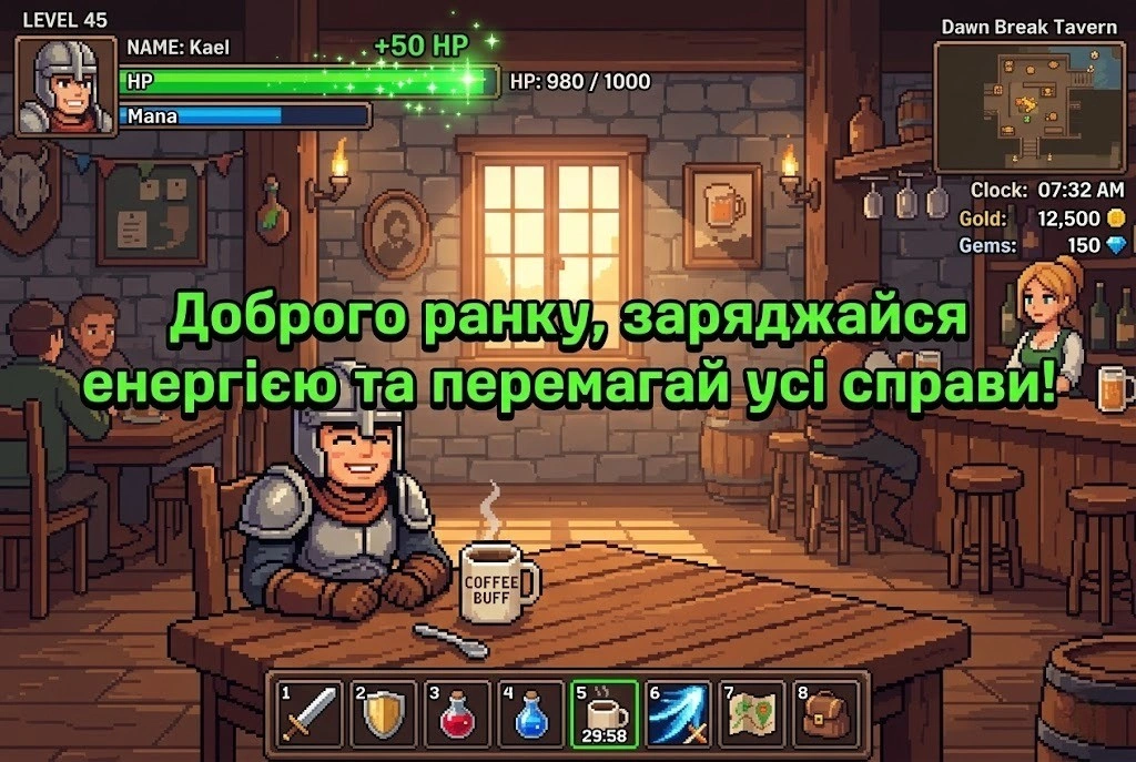 Скачати картинки доброго ранку: найкращі листівки та щирі побажання для чудового початку дня