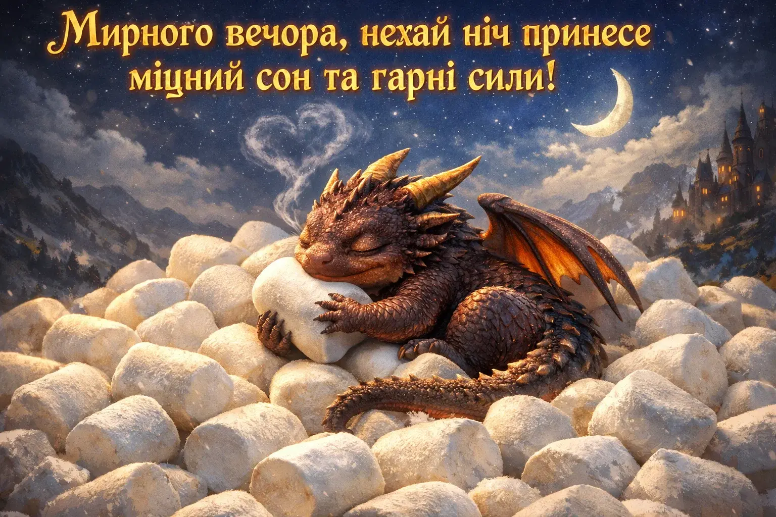 Мирного вечора, доброго вечора та гарного вечора: затишні картинки та щирі побажання