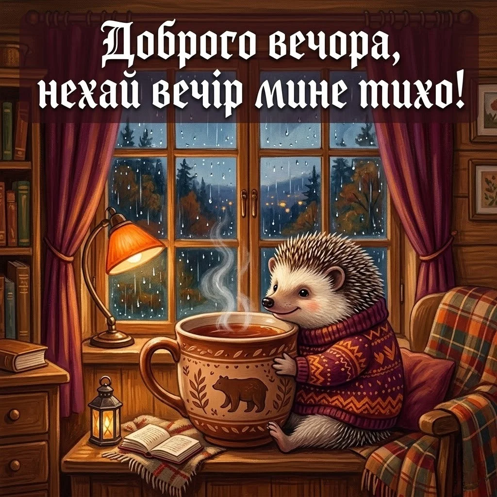 Мирного вечора, доброго вечора та гарного вечора: затишні картинки та щирі побажання