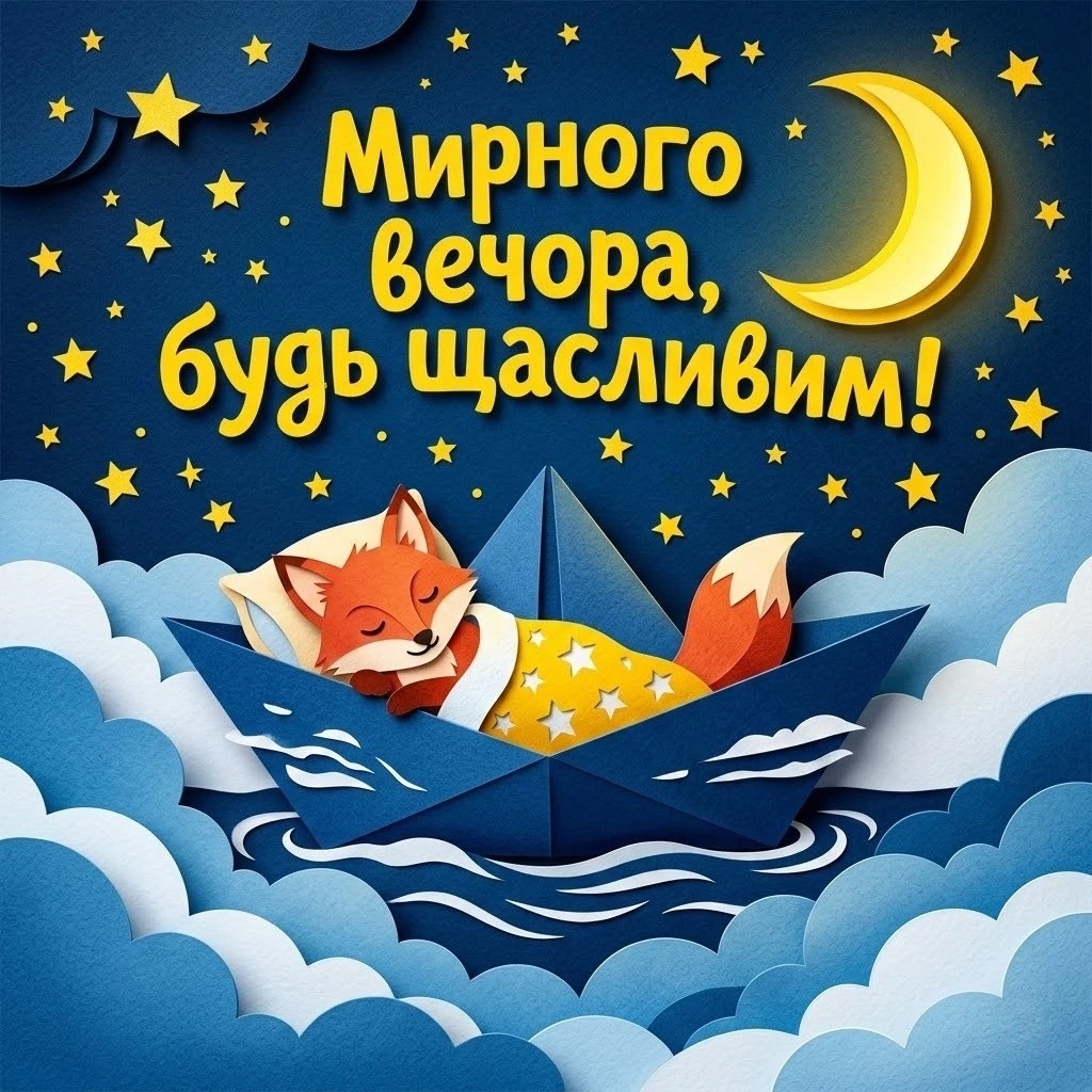 Мирного вечора, доброго вечора та гарного вечора: затишні картинки та щирі побажання