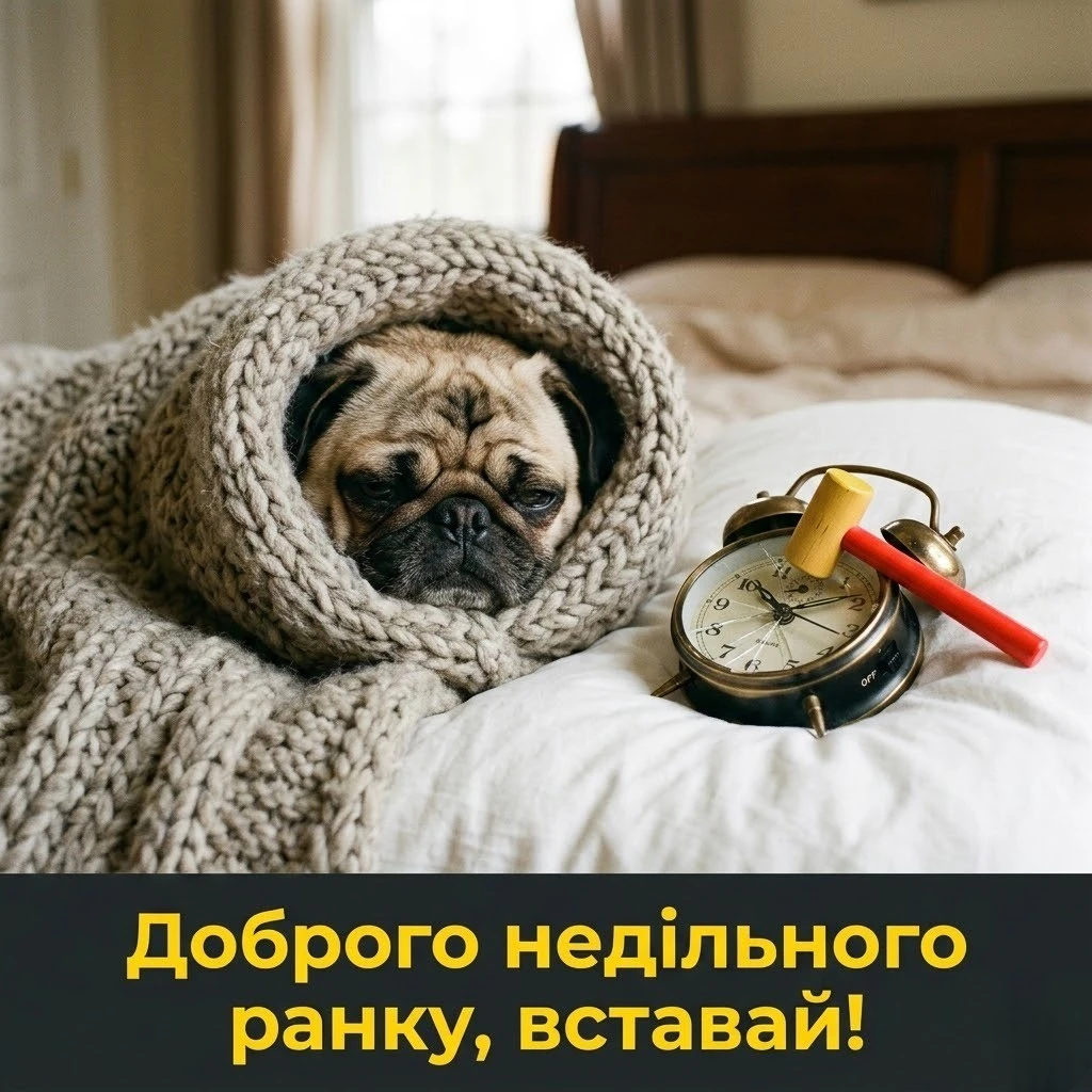 Доброго недільного ранку: картинки українською для найкращого вихідного
