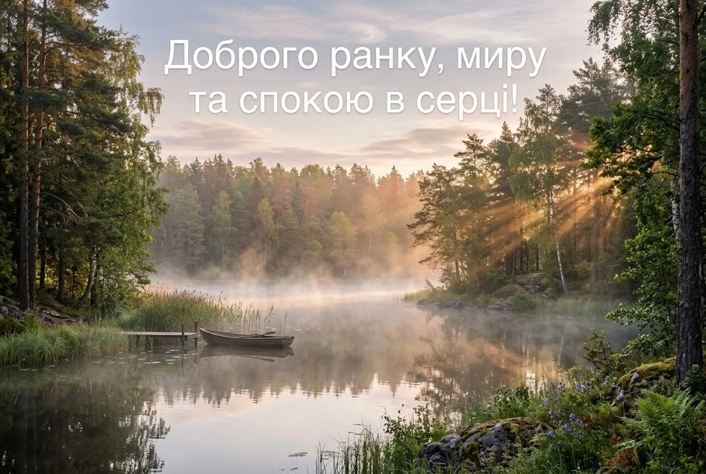 Гарне привітання з нові картинки доброго ранку: душевна добірка для мирного та світлого дня