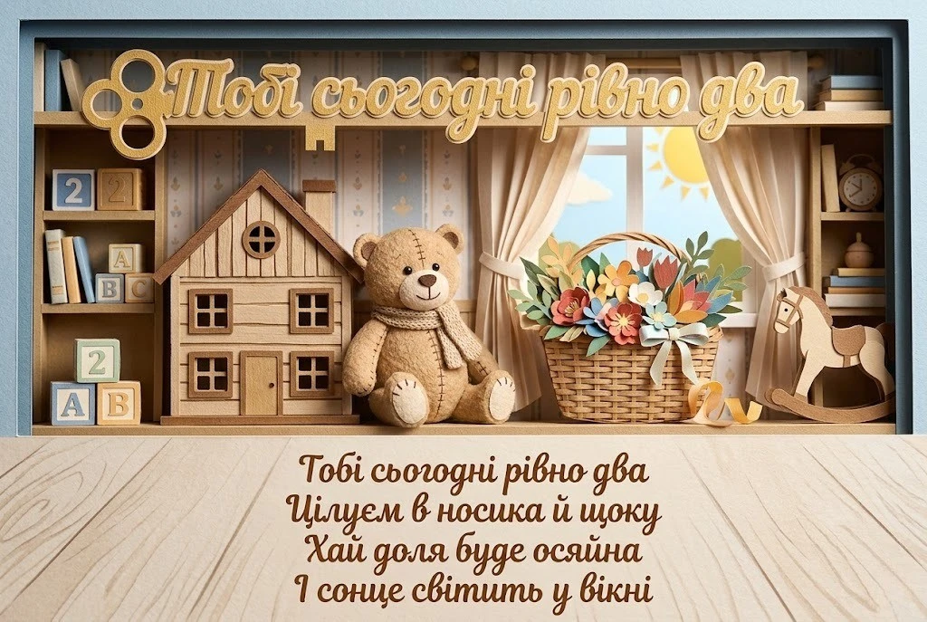 еплі слова та побажання для дівчинки на її друге іменини