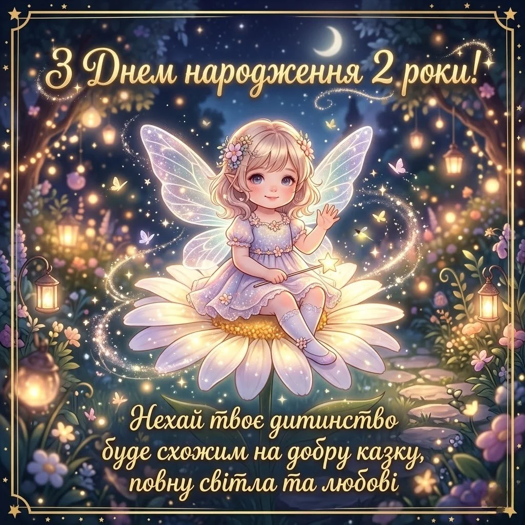 еплі слова та побажання для дівчинки на її друге іменини